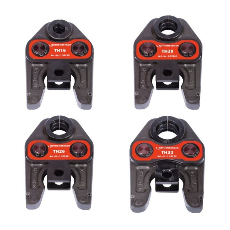 Sats med standardchuckbackar i ROCASE-låda, TH 16-20-26-32 mm