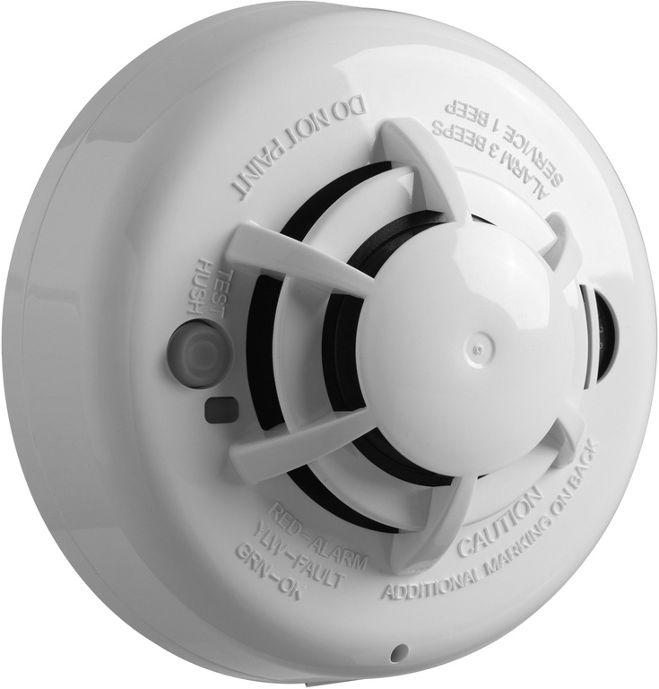 DSC Funk-Rauch- und Wärmemelder WLS PWRG Smoke and Heat 868 PG8936