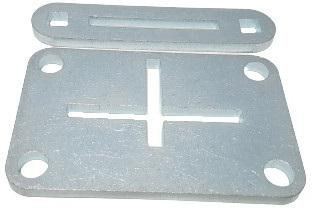 Juego de placas de montaje Beninca BILL.P para 1 actuador