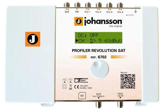 Programmierbarer Mehrbandverstärker Johansson PROFILER Revolution 6702 SAT