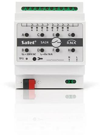 SATEL KNX 8-Kanal-Schaltaktor KNX-SA24