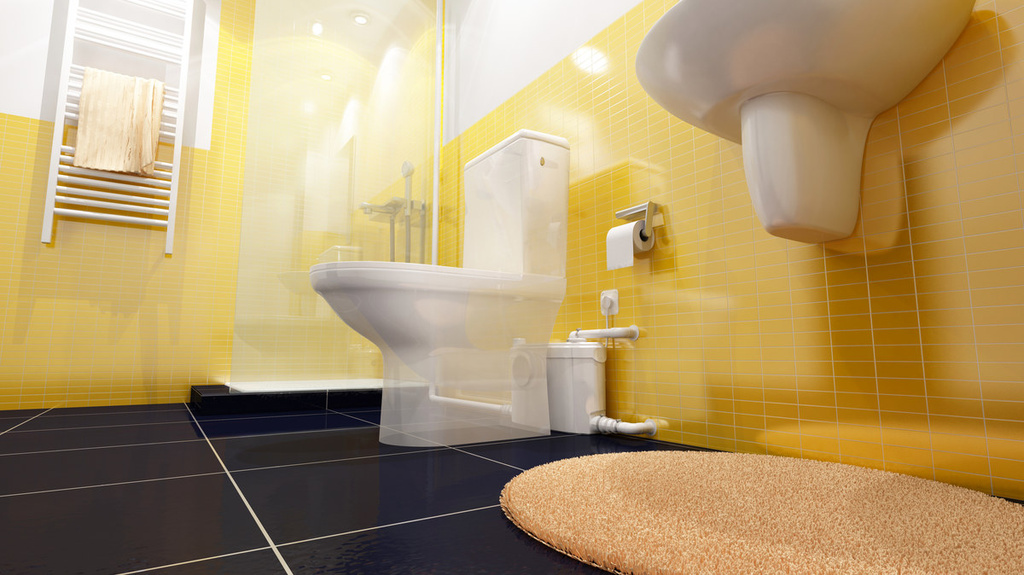 Sanislim-Zerkleinerer für Toilette, Waschbecken, Dusche und Bidet, Höhe 2 m, Ablauf 40 mm