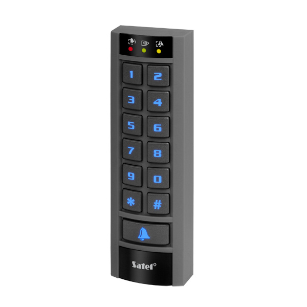 Keypad SATEL with INT-SCR-BL reader