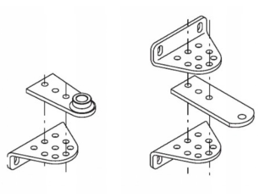 Beninca handle B.SR (1pc.) for BILL and BOB actuators