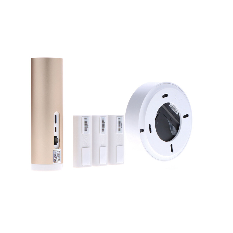 Zestaw alarmowy Smart Netatmo PRO kamera wewnętrzna czujniki wstrząsowe syrena do drzwi i okien