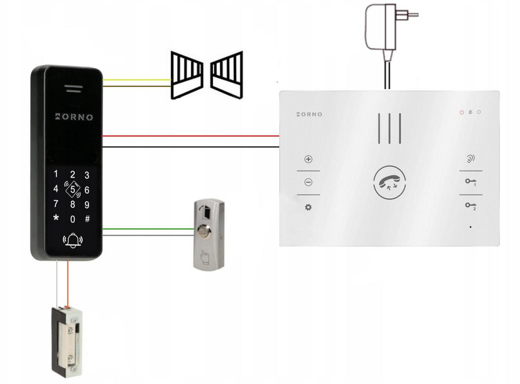 ORNO OR-DOM-BA-933/B intercom set