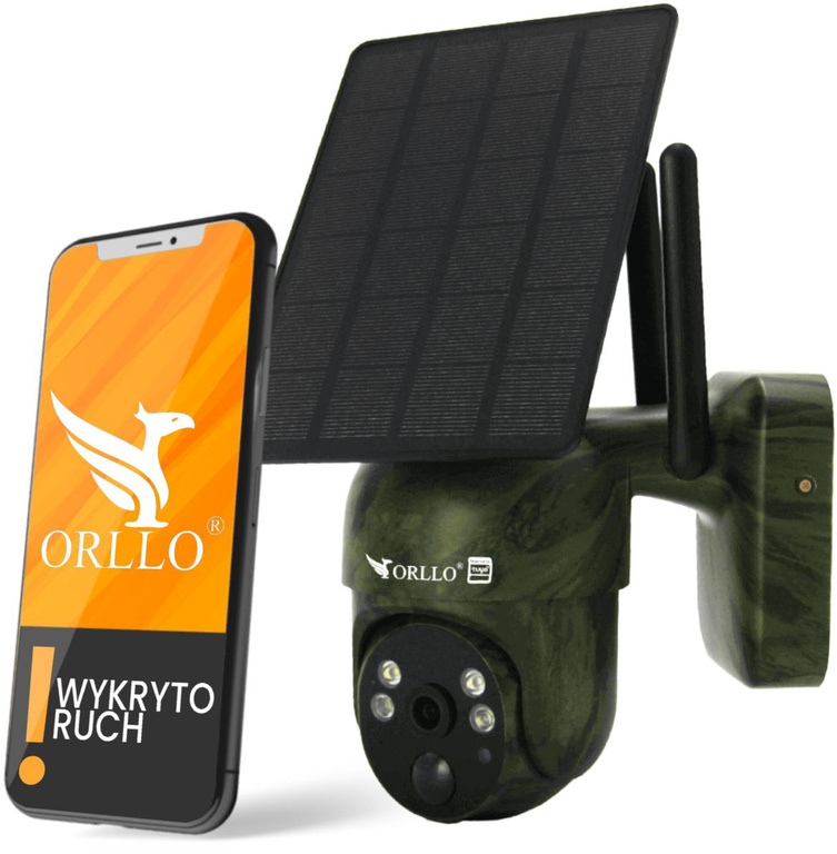 Orllo Drahtlose 4G LTE PTZ IP Kamera mit Solarpanel ORLLO TZ1 MORO