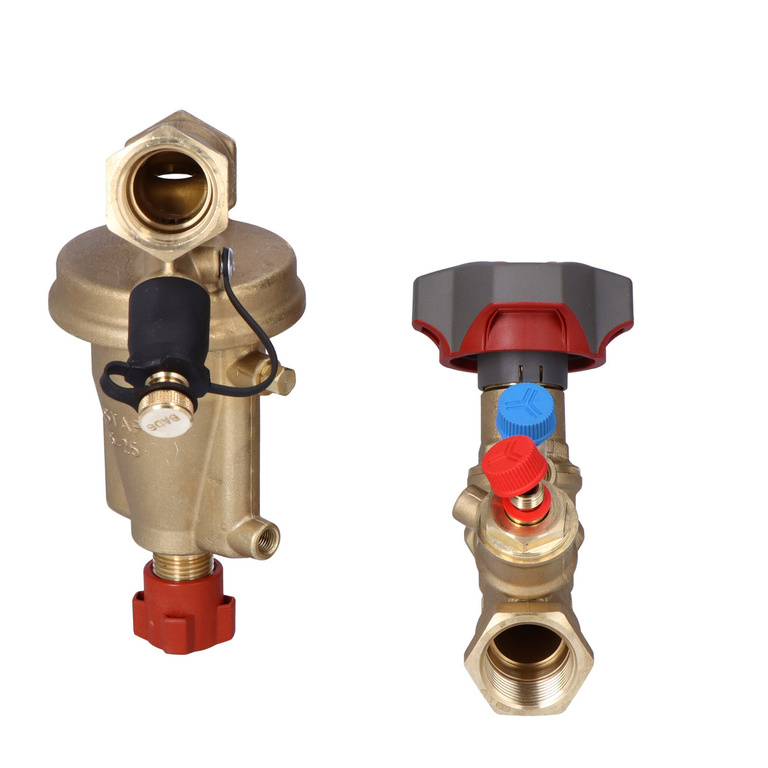 Balansventielset STAD PN16 en drukverschilregelaar STAP DN 20, bereik 5-25 kPa