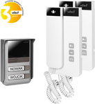 Interfon bifamilial cu 2 fire Vibell (Orno) OR-DOM-SL-924