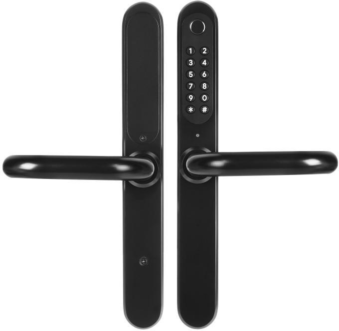 Mâner cu controler de acces EURA ELH-30H4 negru cu cititor de carduri și cod