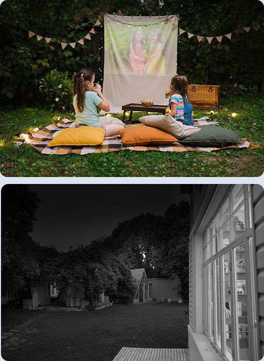 Cameră IP Ezviz H90 cu rezoluție de 4MP+4MP