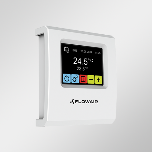 Flowair T-Box Zone - Controlador táctil Modbus BMS inteligente para hasta 31 zonas HVAC 24V