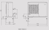 Luchtwarmtepomp monobloc F2040 - 12 kW, 1 fase, 230 V voor modulerende centrale verwarming, zonder tank