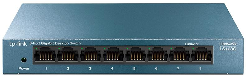 Switch TP-Link LS108G - 8-portowy Gigabitowy Switch Sieciowy Metalowy