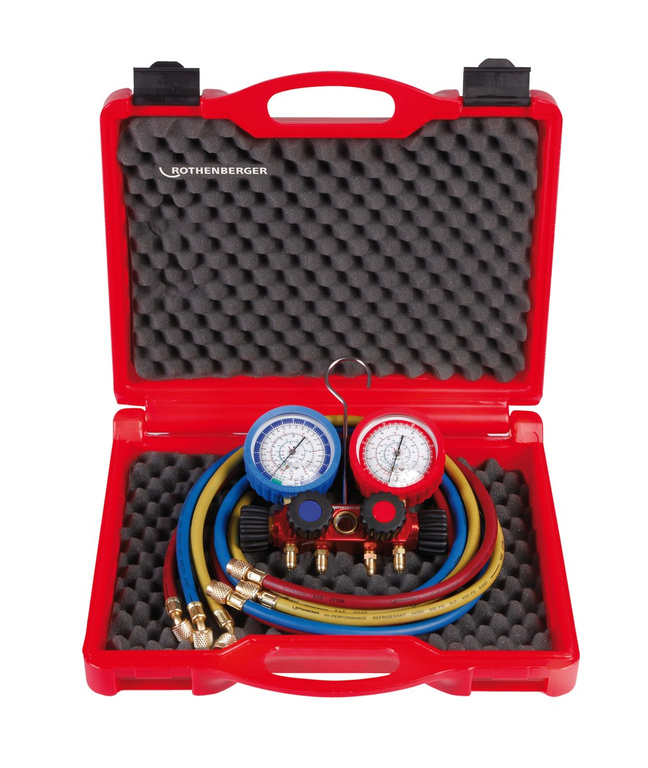 4-way R410A R32 valve kit with hoses PLUS