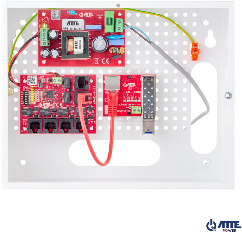 Gigabitowy media konwerter Ethernet ATTE xFIBER‑2‑60