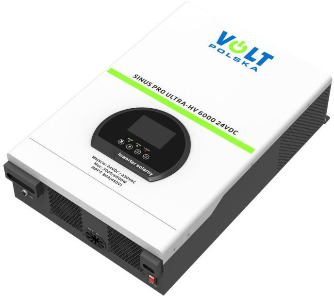 SinusPro Ultra-HV 6000 24V/230V 3000/6000W 80A MPPT (450V) napelemes inverter 24V/230V 3000/6000W 80A (450V)