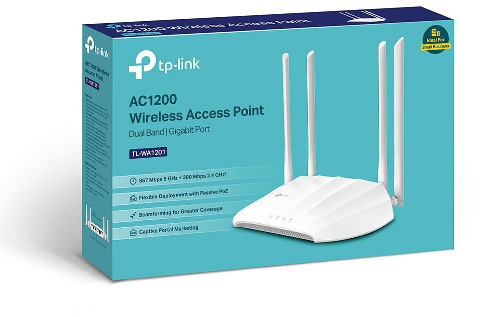 TP-LINK TL-WA1201 AC1200 kétsávos Wi-Fi hozzáférési pont