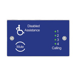 Systém přivolání na toaletu: Ústředna 4 linky