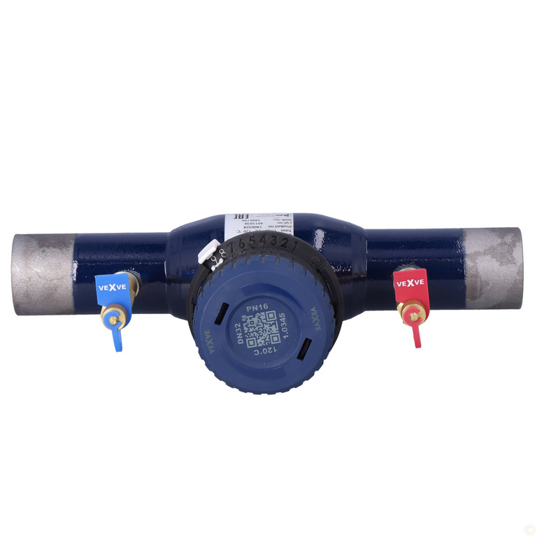 Vanne à sphère d'équilibrage Vexve X DN32 PN25 à souder à passage réduit