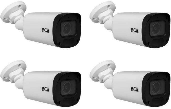 BCS POINT camera BCS-P-TIP44VSR5(2) Confezione da 4 pezzi.