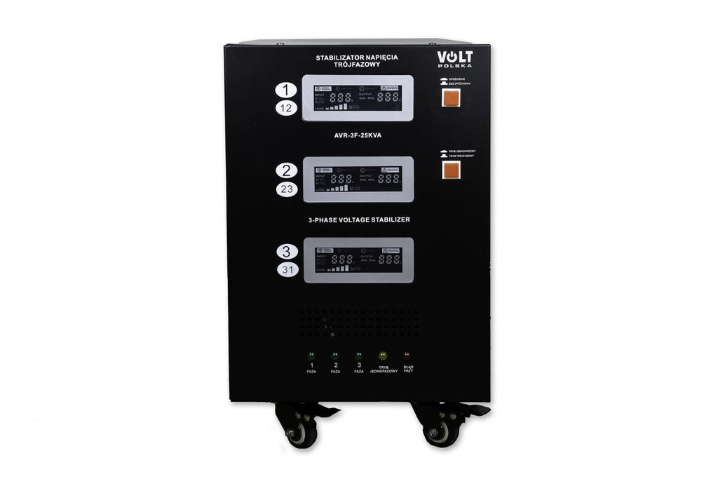 Volt Polska AVR PRO 25000VA 3% SERVO 3-F dreiphasiger Spannungsstabilisator