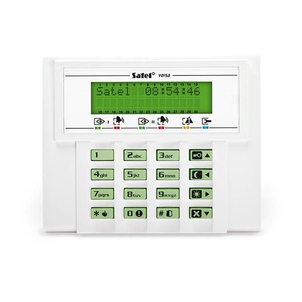 SATELLITE KEYPAD VERSA-LCD-GR