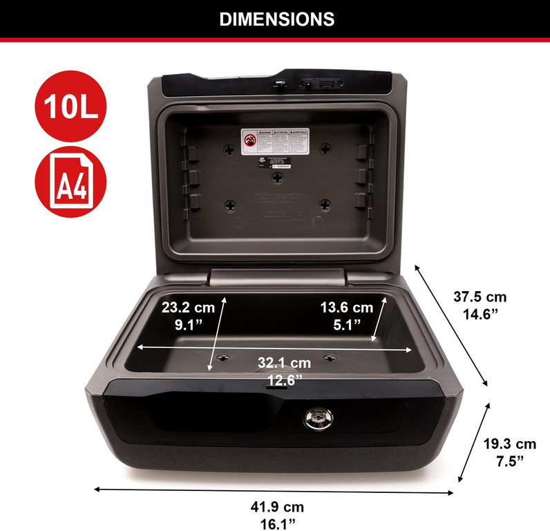 Porte-documents résistant au feu et à l'eau Master Lock LCFW30100