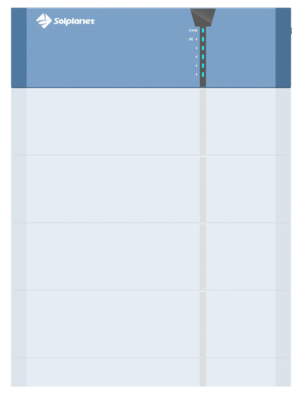 Solplanet moduł sterujący banku energii AI-HB_2.56LG-HVbox G2 (HB-01) obsługuje do 8 bateri