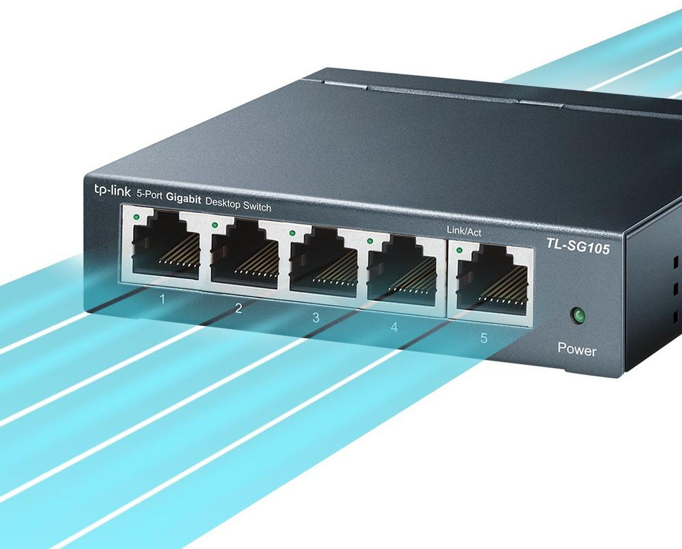 Switch TP-Link TL-SG105 5-Port Gigabit Metall