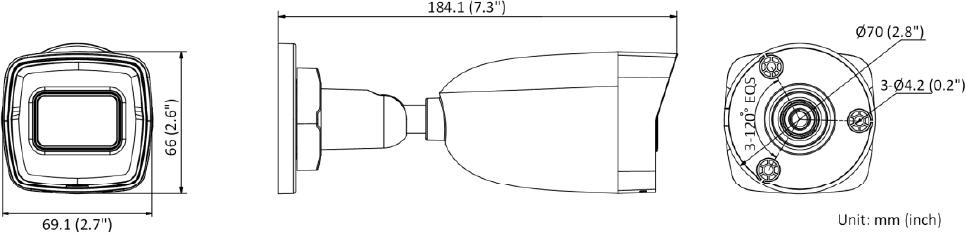 Hilook von Hikvision 6MP Horn IP Kamera IPCAM-B6-30DL