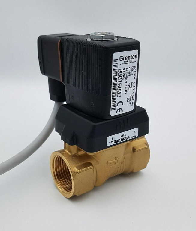 Water solenoid valve 3/4 inch 230V Grenton NZ