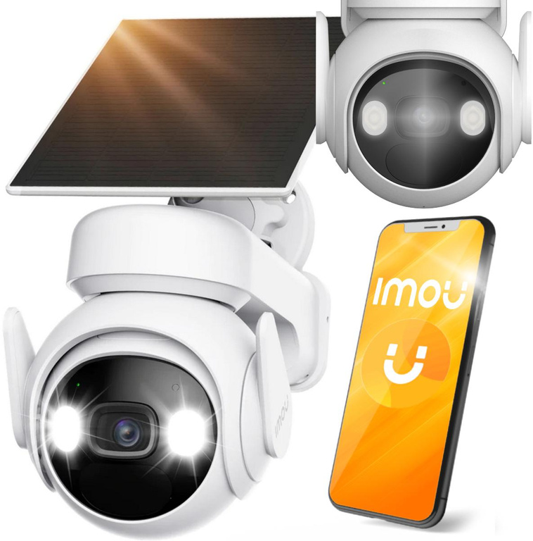 Imou Cell PT kit 3MP caméra IP sans fil avec panneau solaire