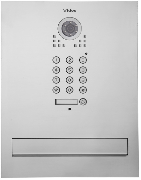 VIDOS S561D-SKM letterbox with integrated video intercom