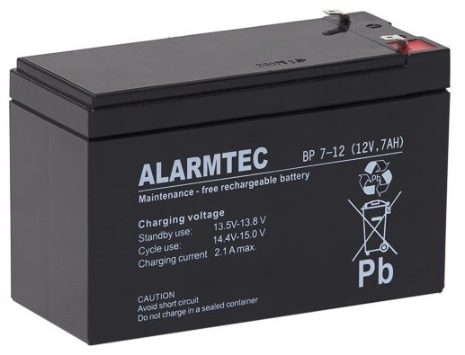 BP series AGM ALARMTEC battery 12V 7Ah