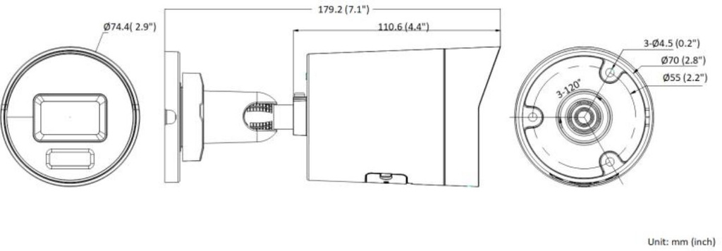 HIKVISION IP CAMERA DS-2CD2086G2H-IU(2,8mm)(eF)/NERO