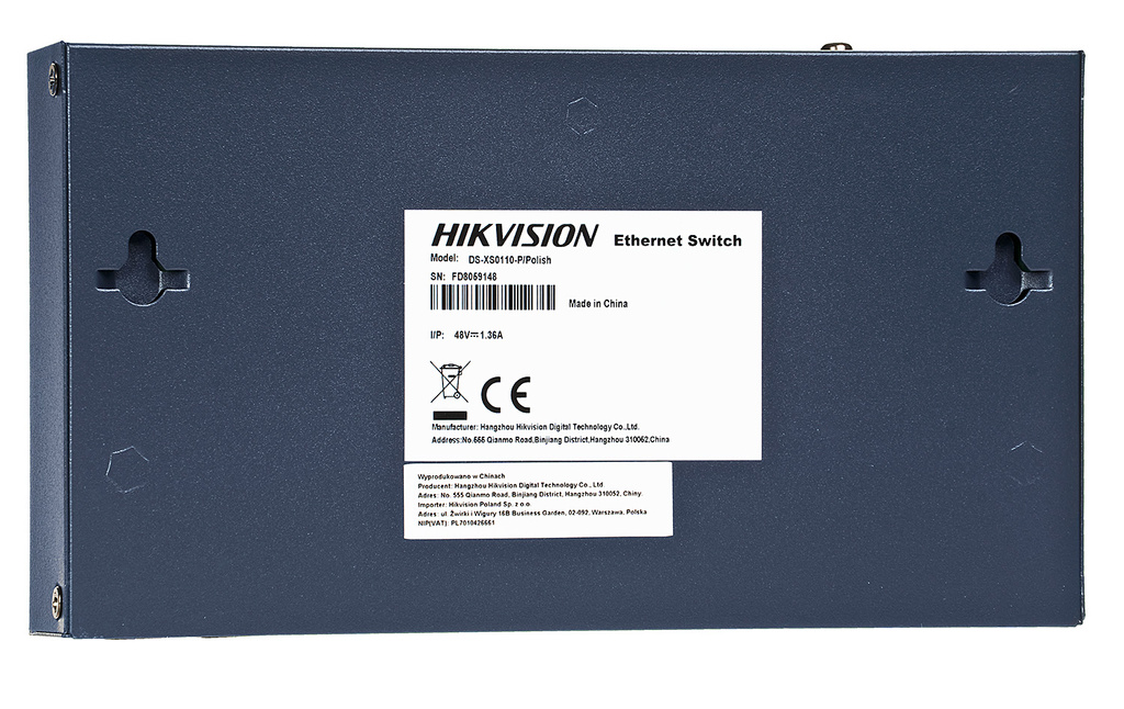 HIKVISION SWITCH DS-XS0110-P/Polish