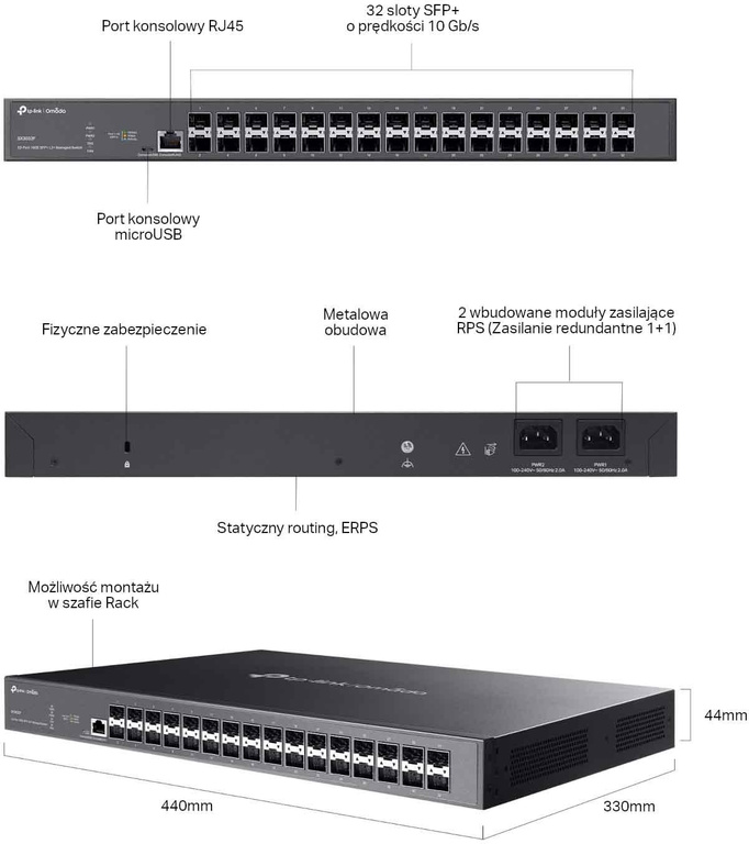 SWITCH TP-LINK TL-SX3032F