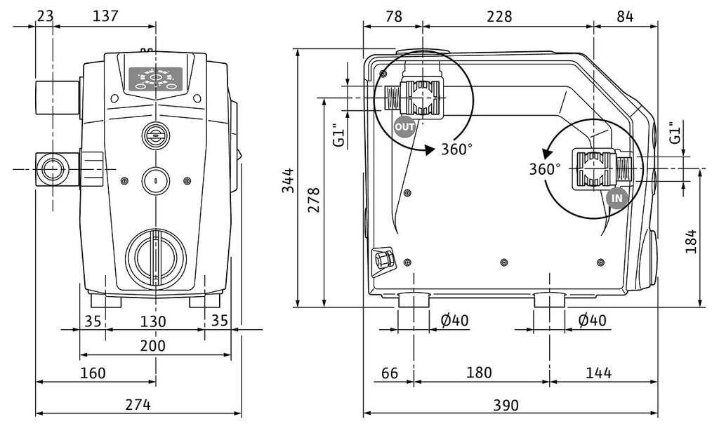 Wilo-Isar BOOST5-E-3 premium hydrophore pression stable