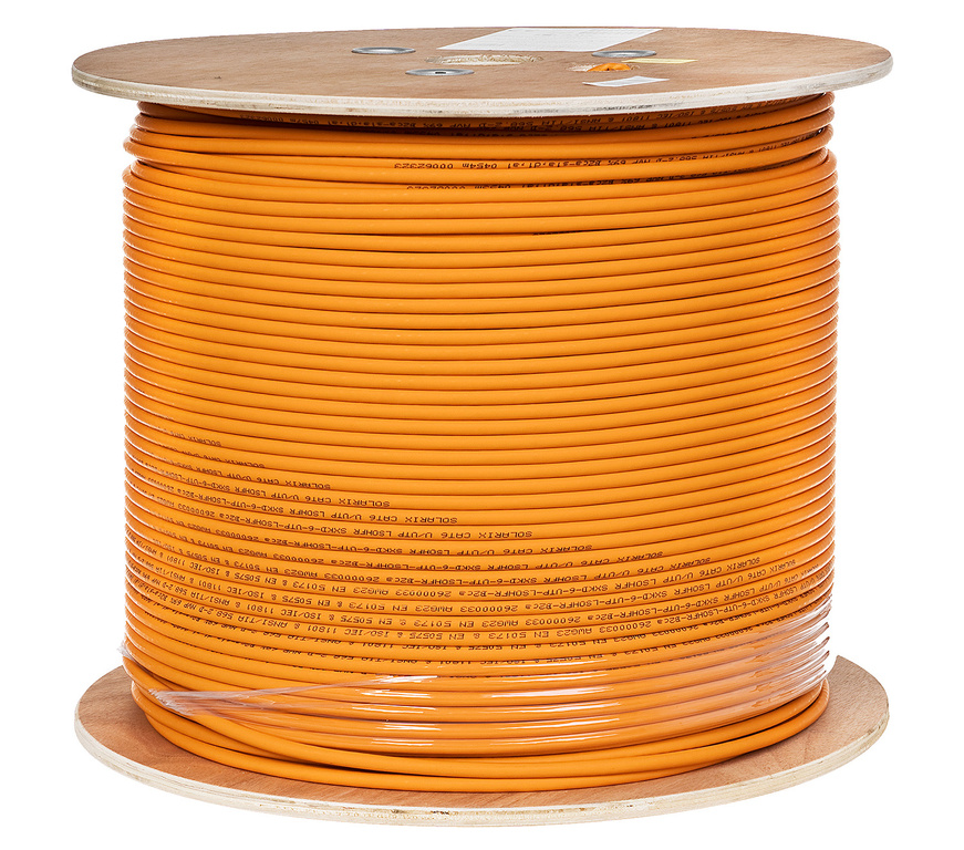 Kabel LAN U/UTP kat.6 Solarix SXKD-6-UTP-LSOHFR-B2ca 500m