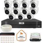 BCS Line IP Surveillance Kit 11x Camera BCS-L-EIP14FSR3-AI1 DVR with 1TB HDD