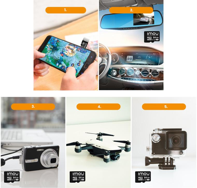 Tarjeta de memoria microSD IMOU ST2-32-S1 de 32 GB