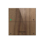 Grenton touch panel / 4 touch fields / TF-Bus / dark wooden front