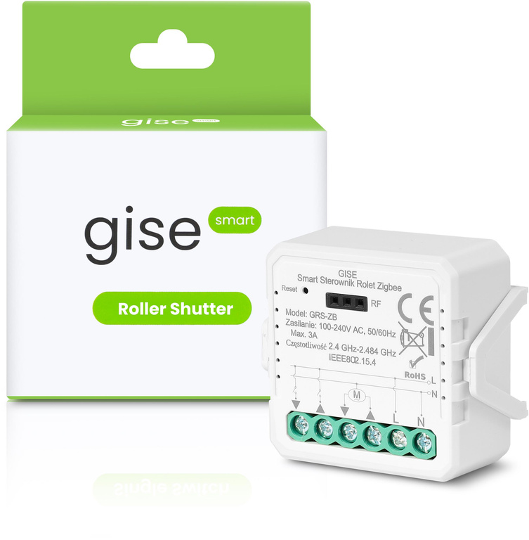 GISE Controllore intelligente per tapparelle Zigbee | Tuya | GRS-ZB