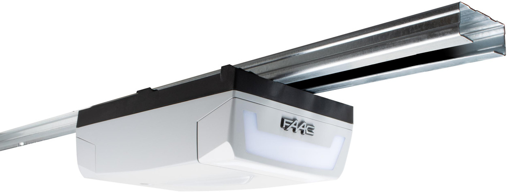Kit de motorisation de porte de garage FAAC D1000 FDS avec rail en Kevlar de 3m en deux parties