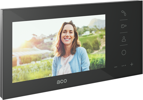 ACO GLASS-PRO-7 BK Familio COMO PRO 7 inch monitor