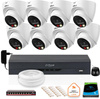 KIT OF 8 Dahua 8mpx IP Cameras IPC-HDW1839T-A-IL-0280B-S6 + 1TB HDD