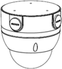 Dahua PFA136 Montageadapter in schwarz