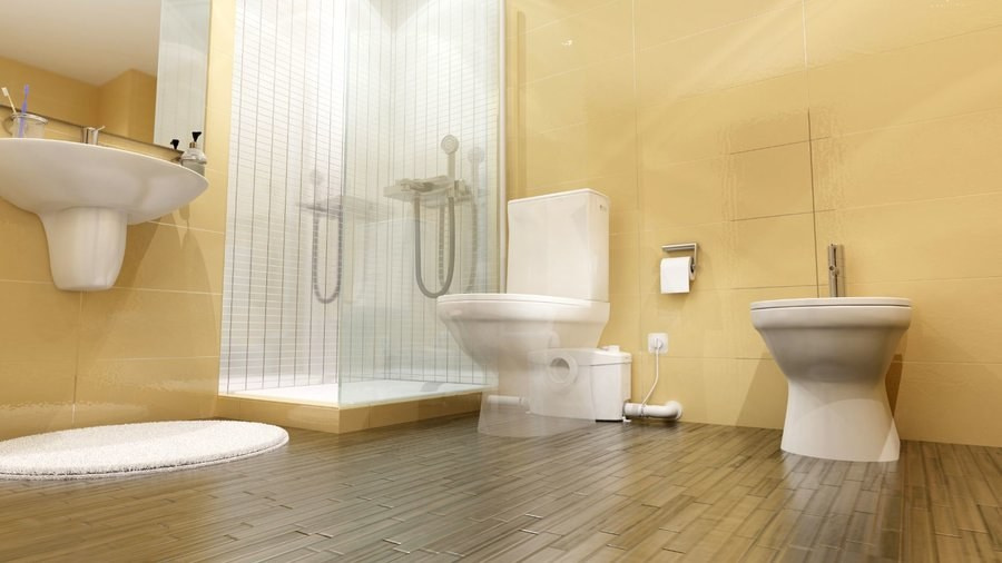 Trituratore Sanipro Sil per wc, lavabo, doccia e vasca da bagno