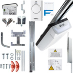FAAC D1000 garage door kit with 3m two-piece Kevlar rail